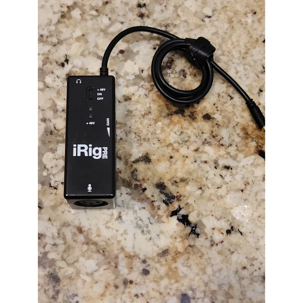 iRig‎ Pre Multimedia XLR Microphone Interface w/ Phantom Power Mobile Recording
